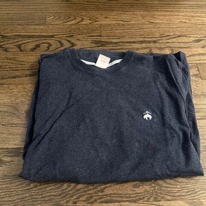 Brooks Brothers Dark Blue Cotton short sleeve